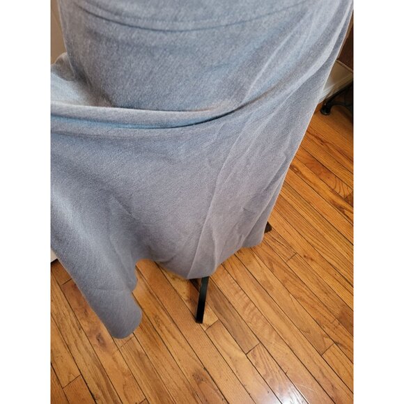 East 5th Gray A Line Midi Skirt Full Riding Skirt 16 Old Money Academia English - Picture 5 of 8